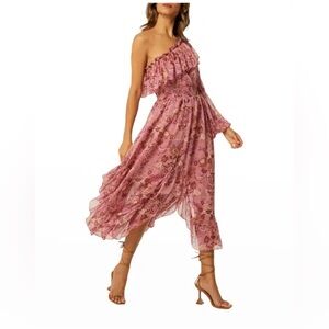 Misa Los Angeles Vola Dress in Cristobal Mirror Flower - Size Small